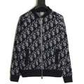 Dior Oblique Jacquard Zip Cardigan front