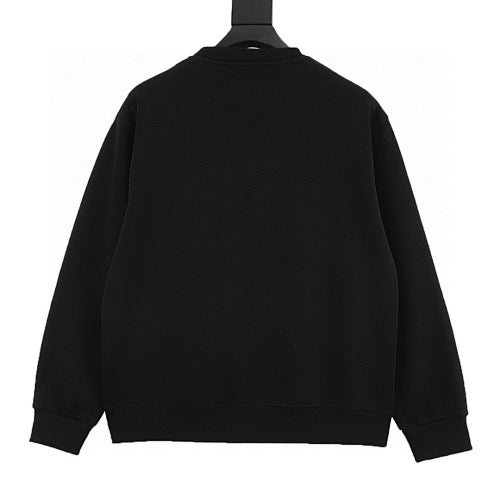 Dior 47 Graphic Crewneck Sweatshirt white background back view