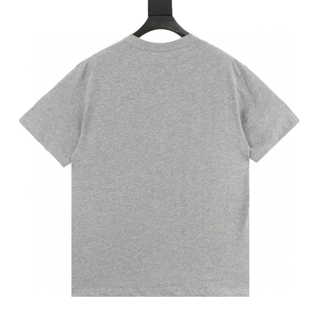 Dior Embroidered Cotton Jersey Crew Neck T-Shirt