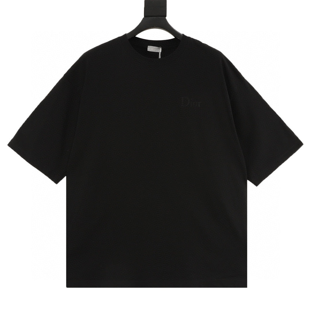 Dior Logo Embroidered Short-Sleeve T-Shirt
