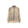 Dior FW23 Trompe-l’Œil Denim-Print Shirt