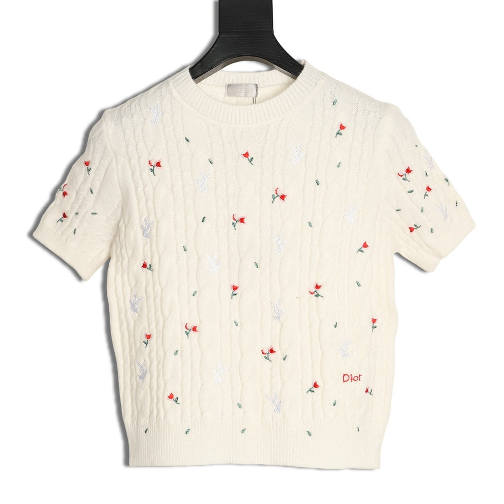 Dior Embroidered T-Shirt front