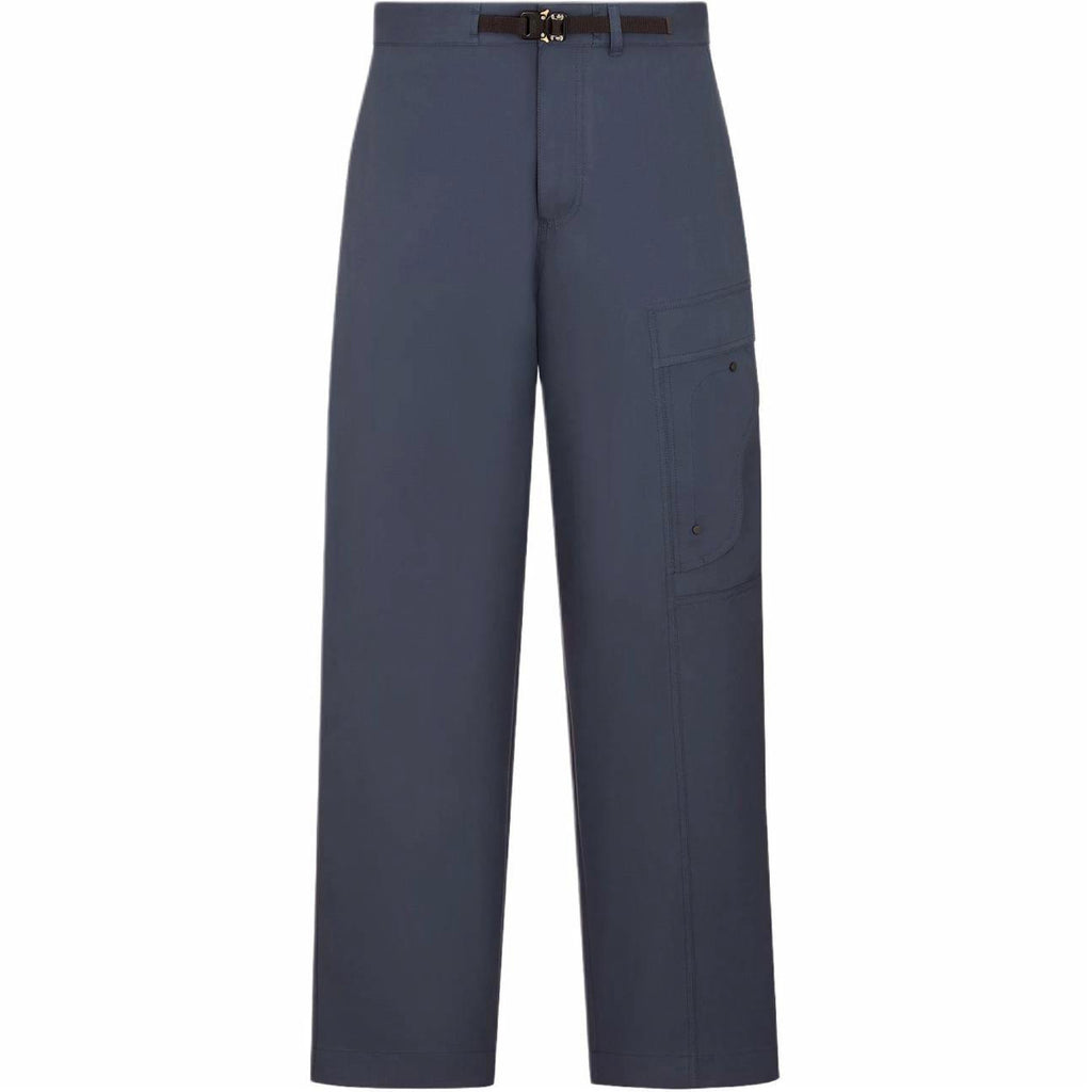 Dior SS25 Trousers Navy Blue front view