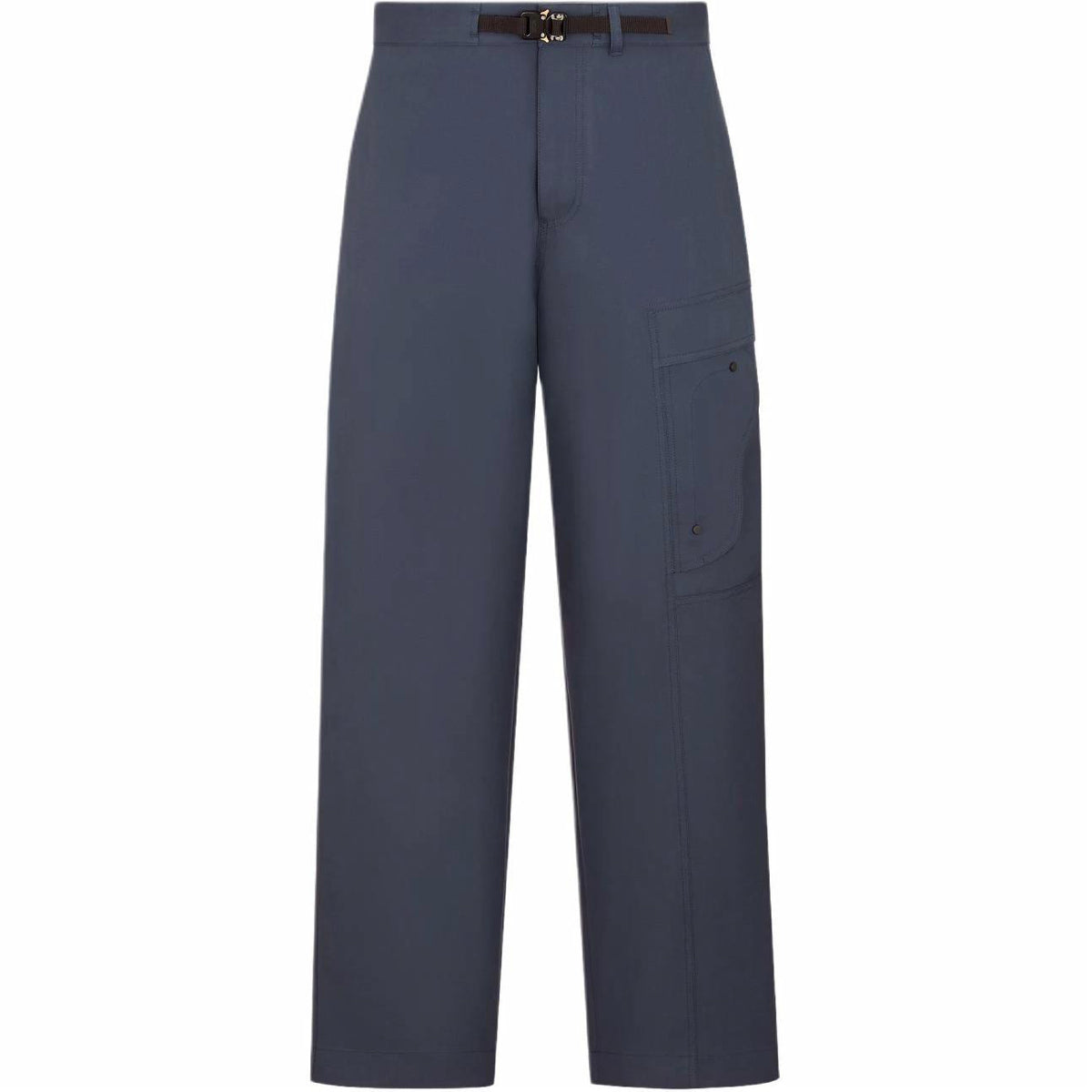 Dior SS25 Trousers Navy Blue front view
