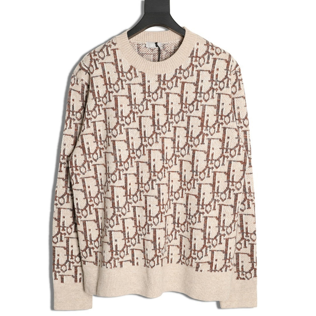 Dior Jacquard Knit Sweater front