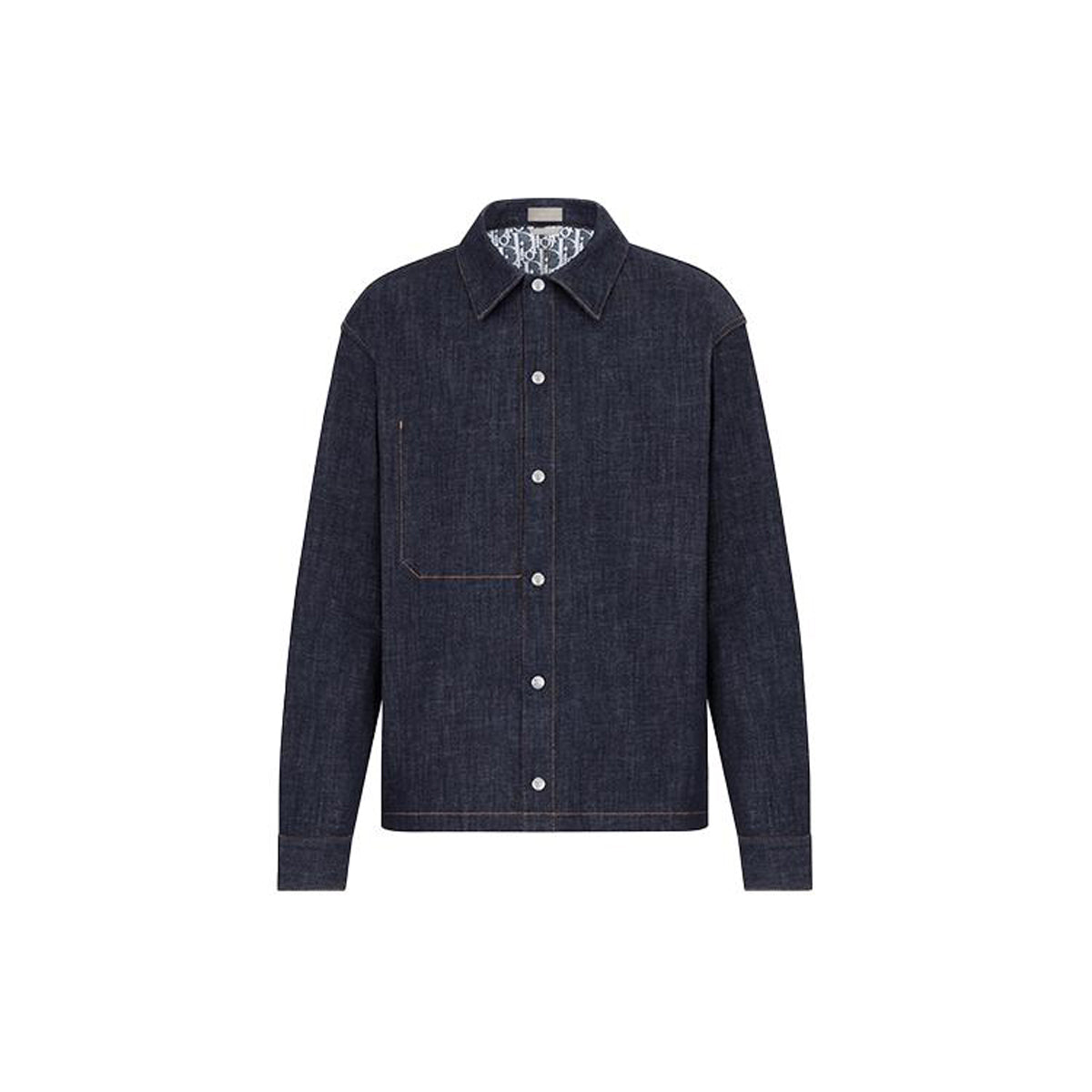 Dior SS22 Print Jacket Blue front view
