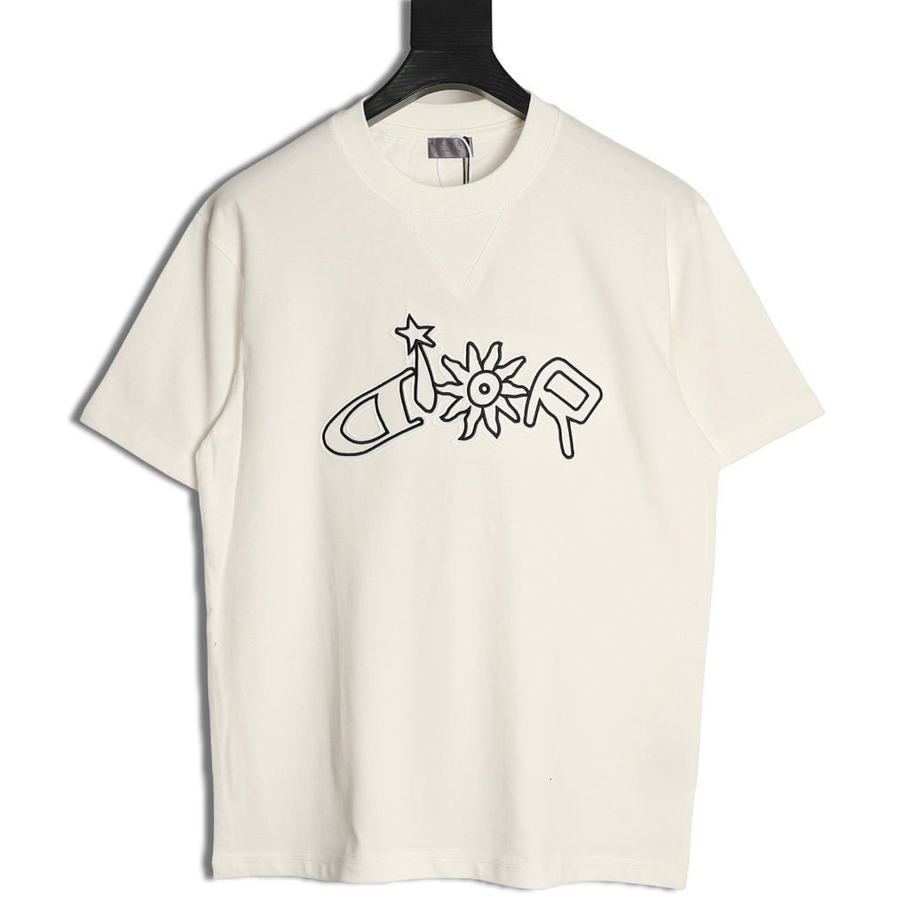 Dior Embroidered T-Shirt front