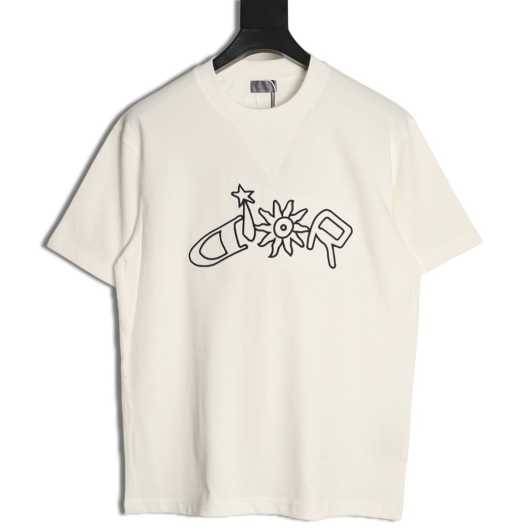Dior Embroidered T-Shirt front