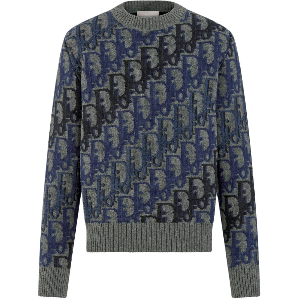 Dior SS26 Jacquard Knit Sweater front view