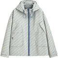Dior Embroidered Hooded Zip Jacket front view