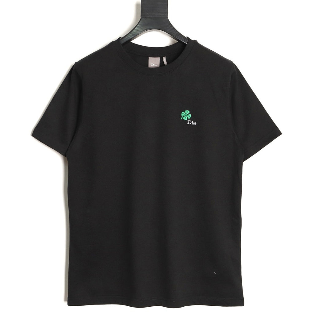 Dior Clover Embroidered T-Shirt front