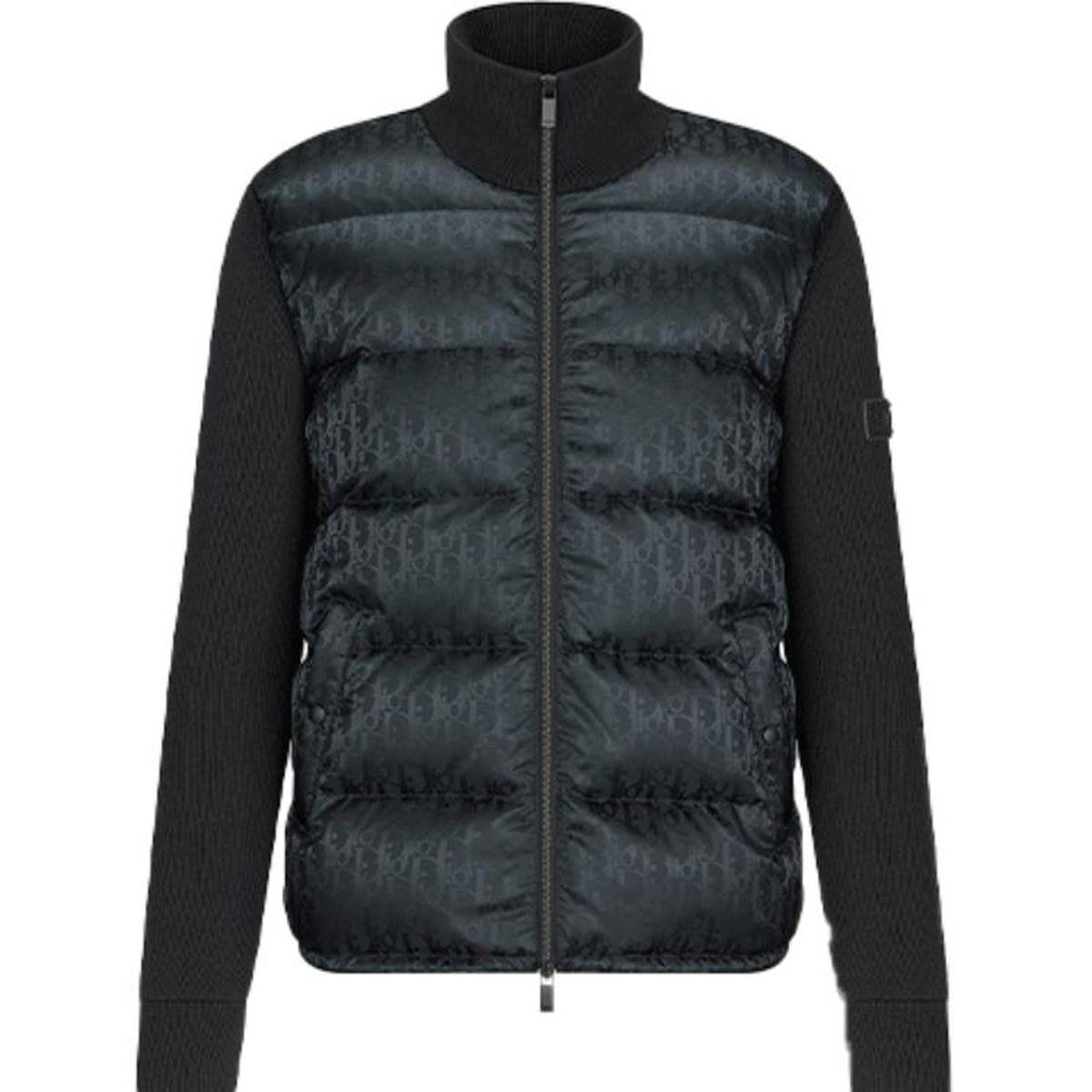 Dior Oblique Print Down Jacket front view