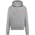 Dior SS25 Logo Embroidered Hooded Hoodie Gray front view
