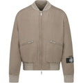 Dior FW24 Stone Island Collaboration Logo Letter Logo Jacket Brown front view
