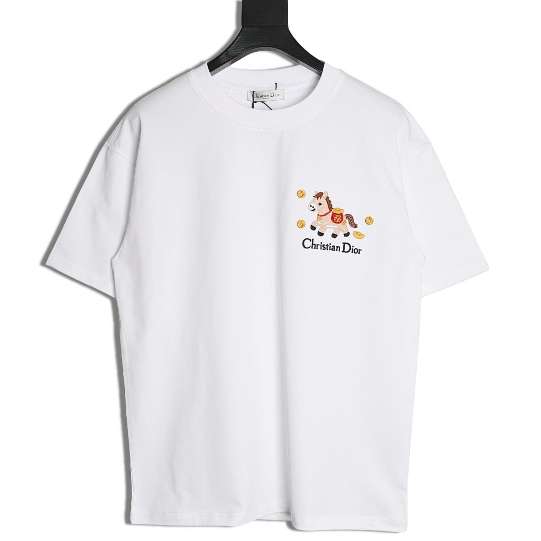 Dior Embroidered T-Shirt front