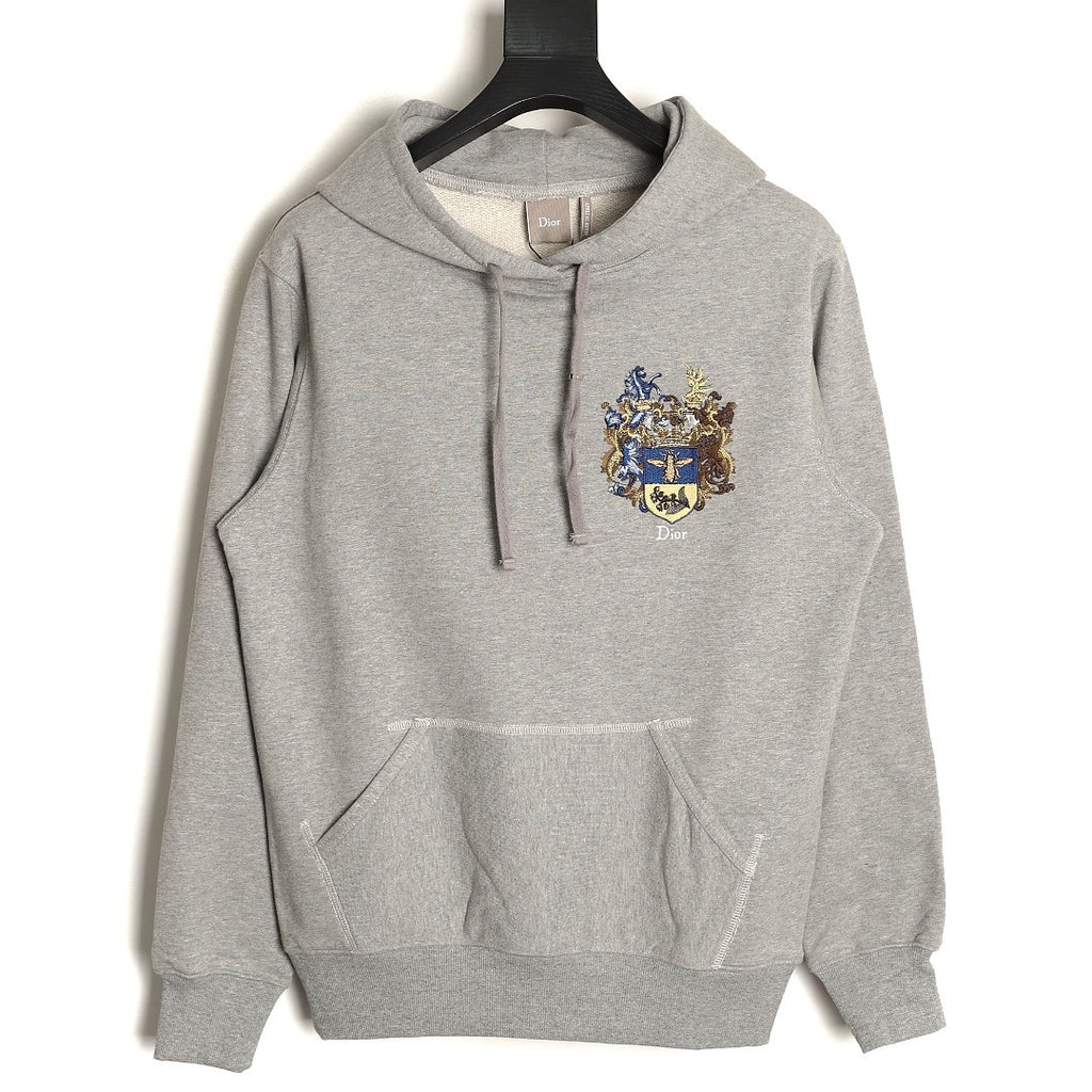 Dior Embroidered Hoodie front