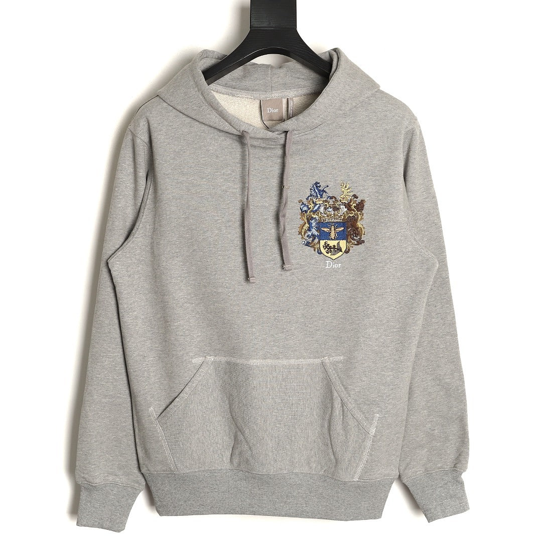Dior Embroidered Hoodie front