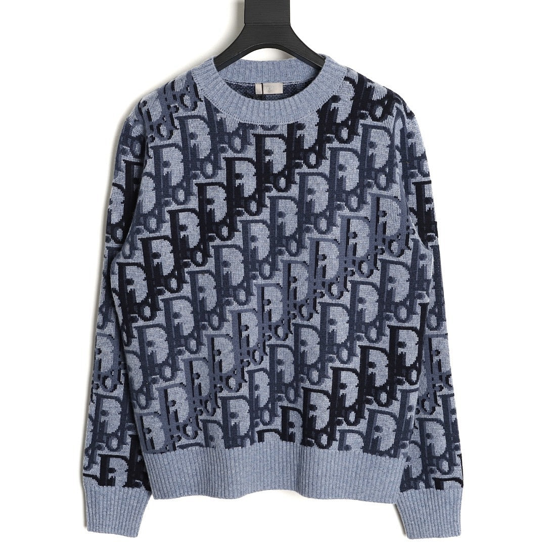 Dior Jacquard Knit Sweater front