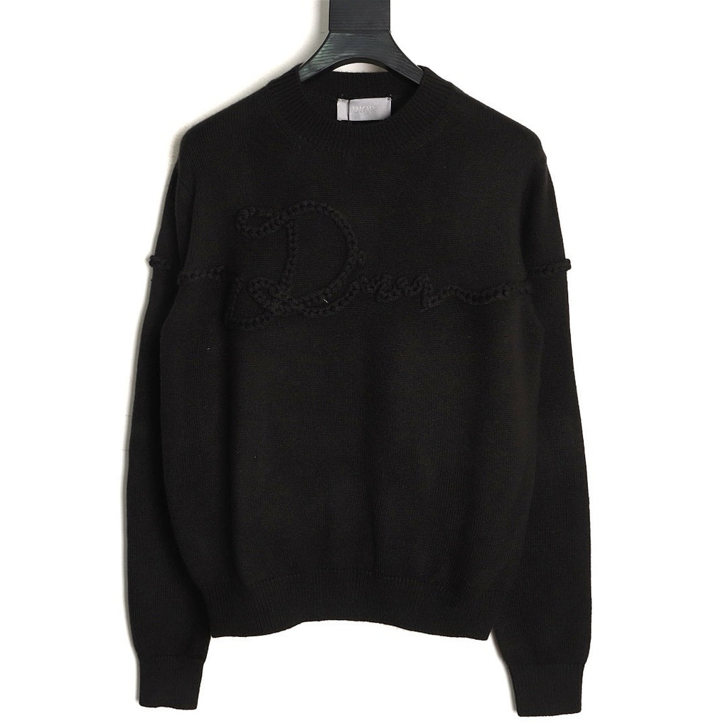 Dior Logo Knit Sweater front