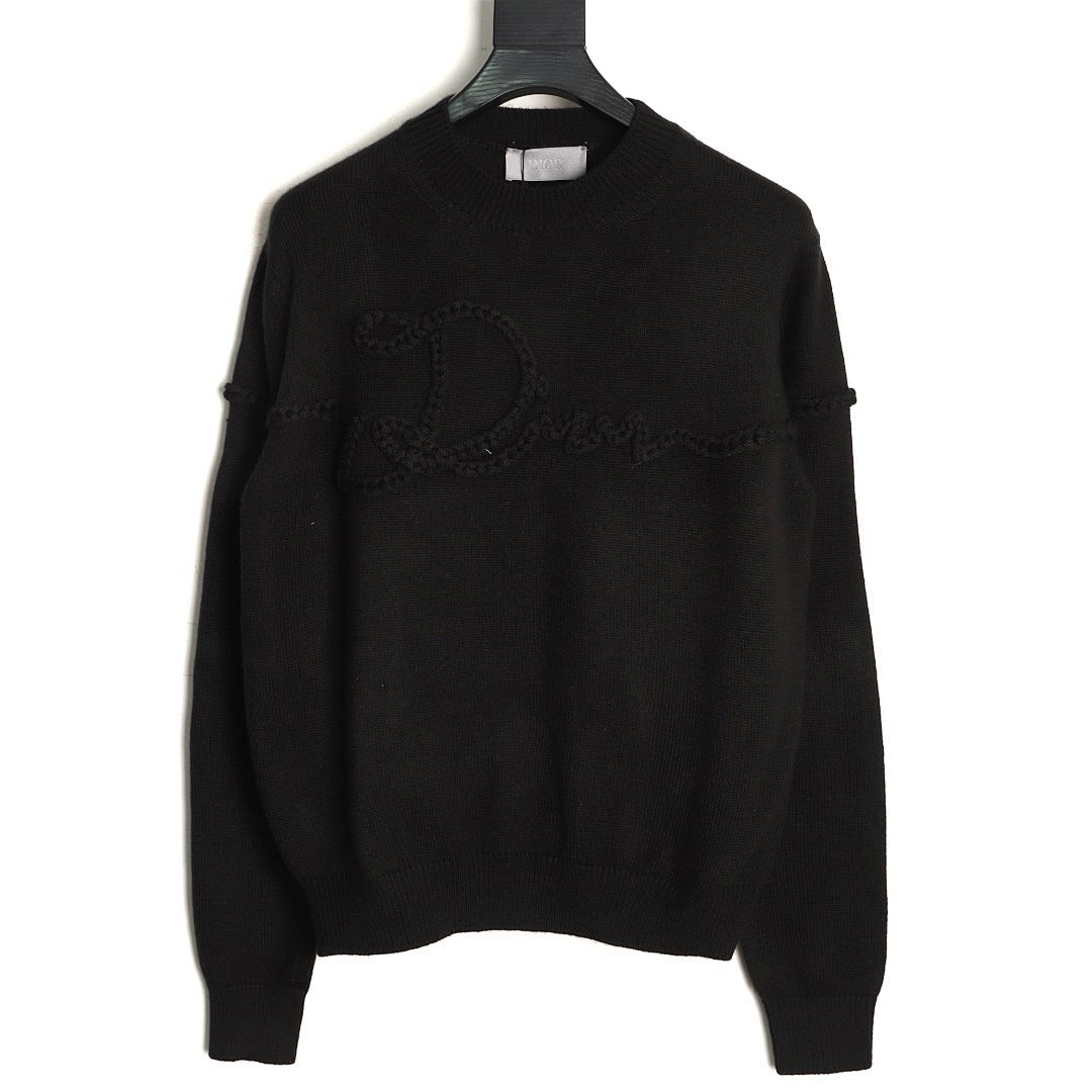 Dior Logo Knit Sweater front