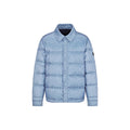 Dior FW23 Jacquard Print Button-Front Jacket Blue front view