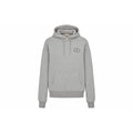 Dior Embroidered Hooded Hoodie Gray front view