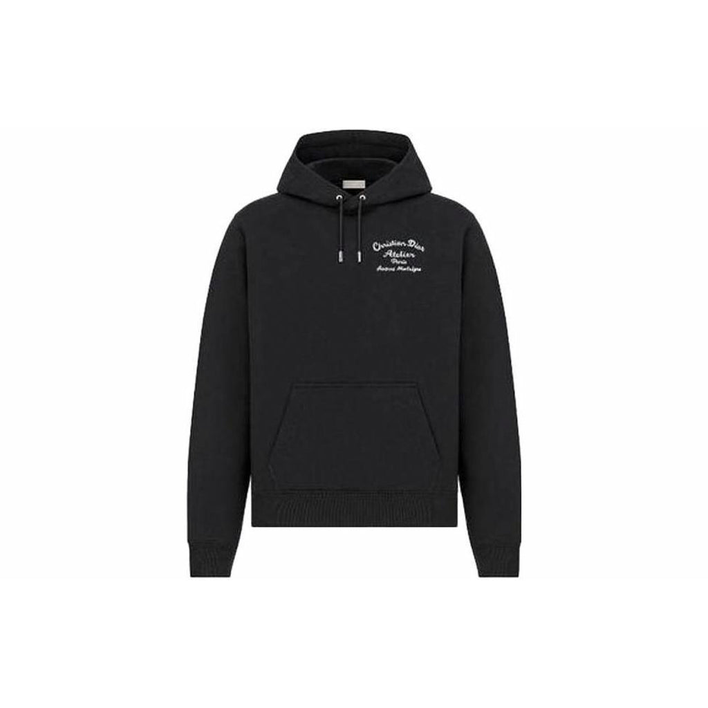 Dior SS23 Letter Logo Print Sweatshirt Black front view