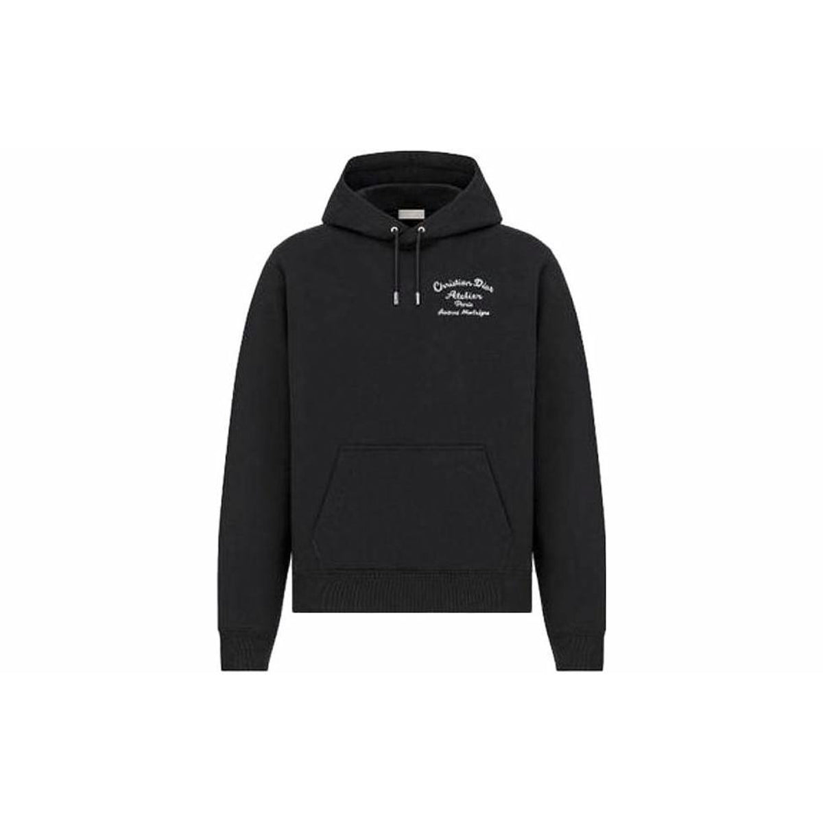 Dior SS23 Letter Logo Print Sweatshirt Black front view