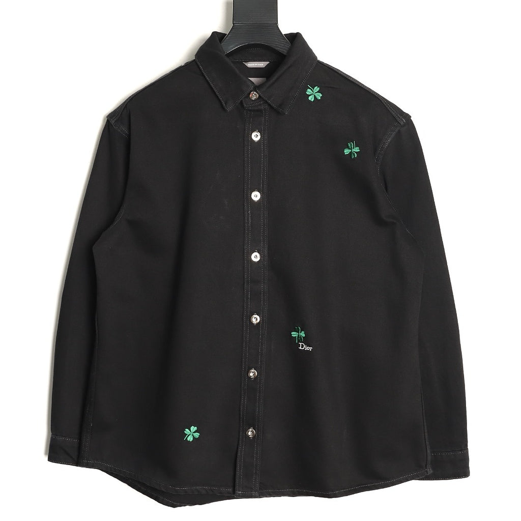 Dior Clover Embroidered Jacket front