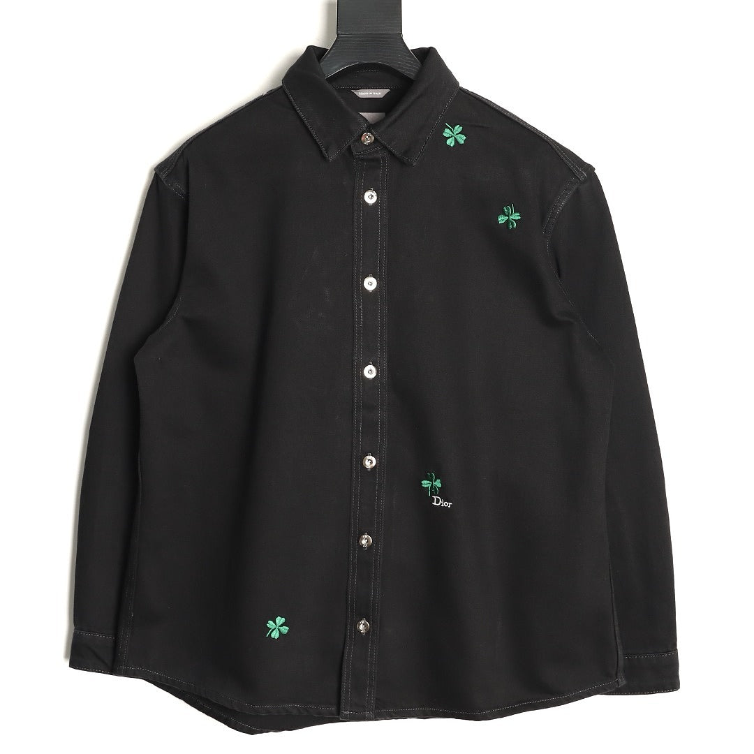 Dior Clover Embroidered Jacket front