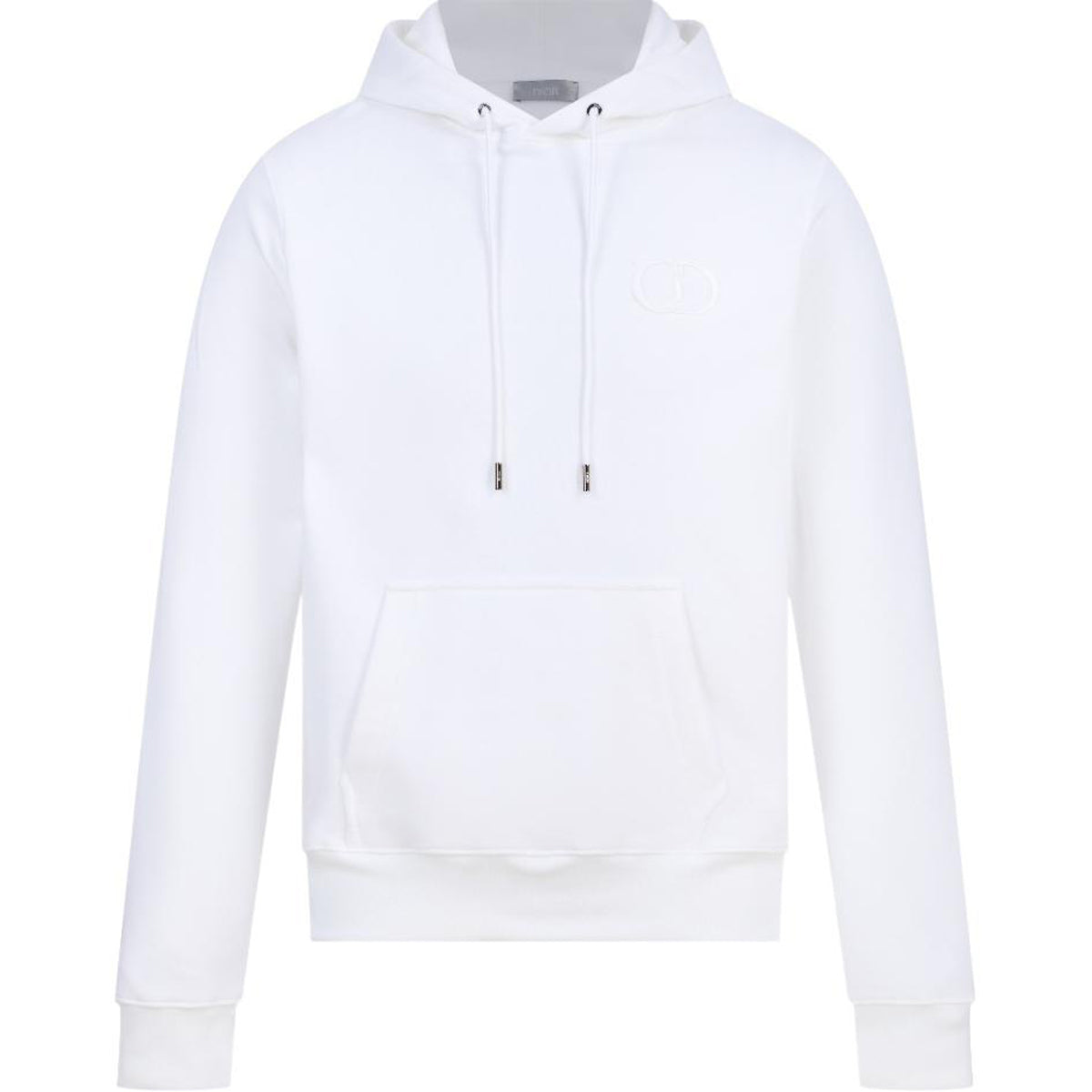 Dior Hooded Hoodie White front view