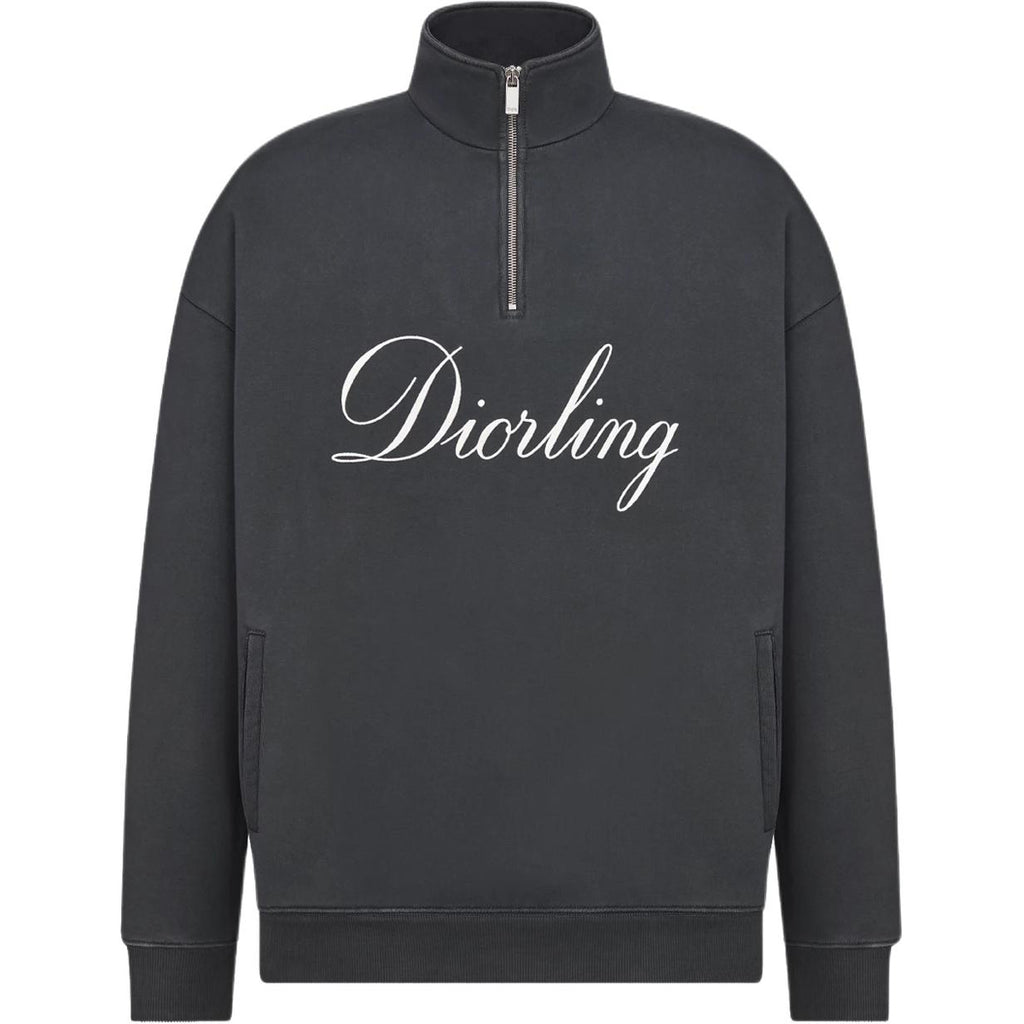 Dior FW25 Print Zip Sweatshirt front view