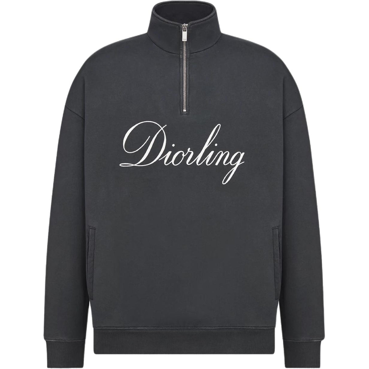 Dior FW25 Print Zip Sweatshirt front view