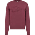 Dior SS26 Embroidered Crew-Neck Knit Sweater front view