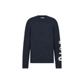 Dior SS24 Letter Logo Embroidered Crew-Neck Knit Sweater front view