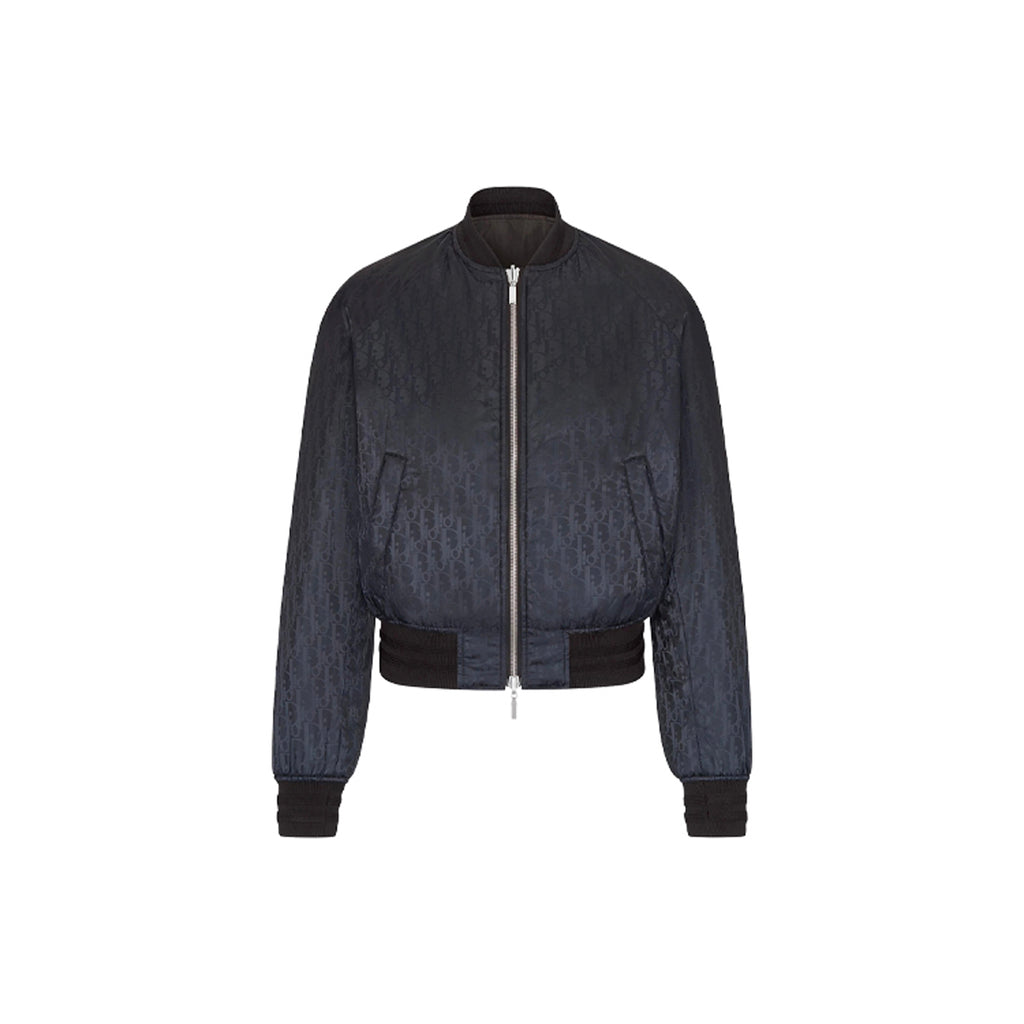 Dior Print Reversible Jacket Black front view