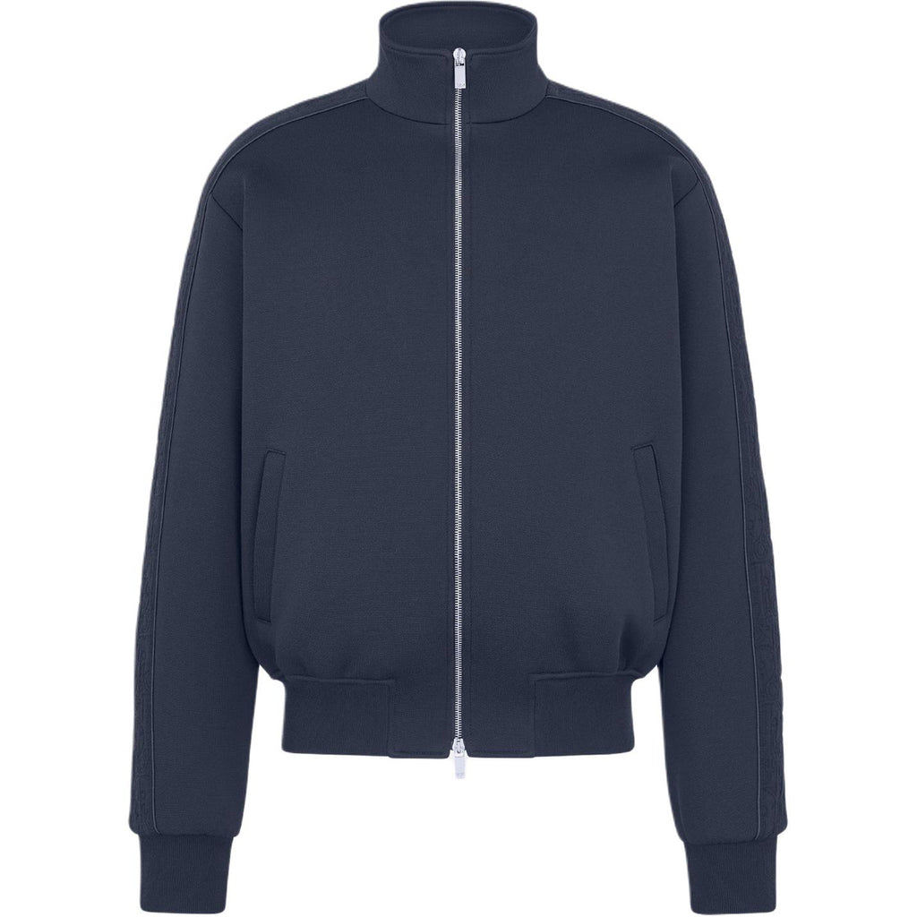 Dior SS26 Stand-Collar Zip Jacket front view