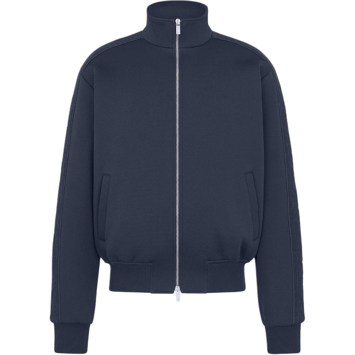 Dior SS26 Stand-Collar Zip Jacket front view