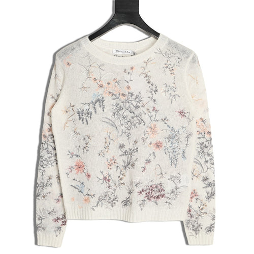 Dior Jacquard Knit Sweater front