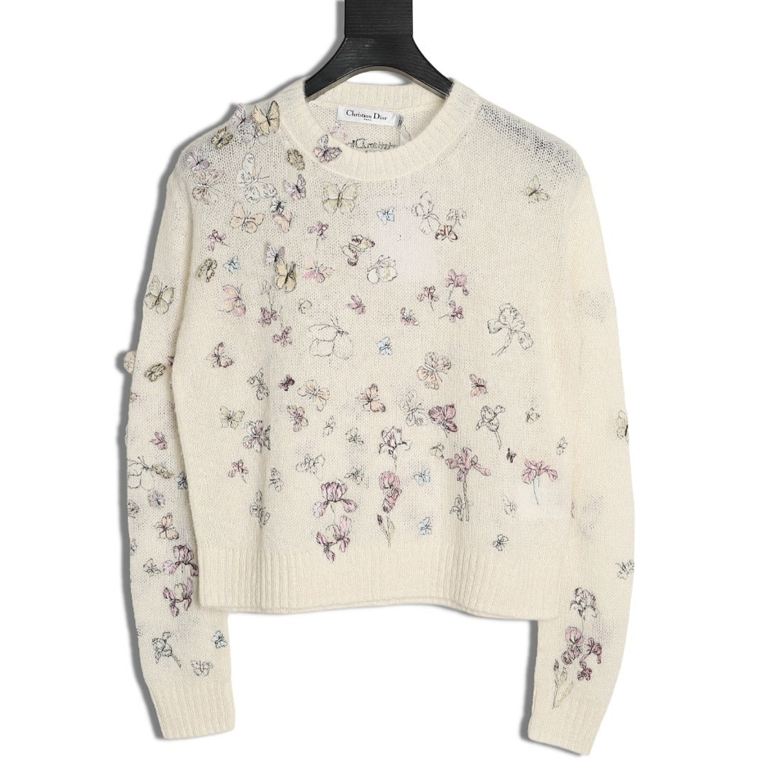 Dior Logo Knit Sweater front