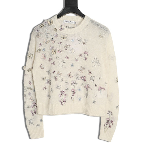 Dior Logo Knit Sweater front