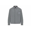 Dior SS24 Button-Front Jacket Gray front view