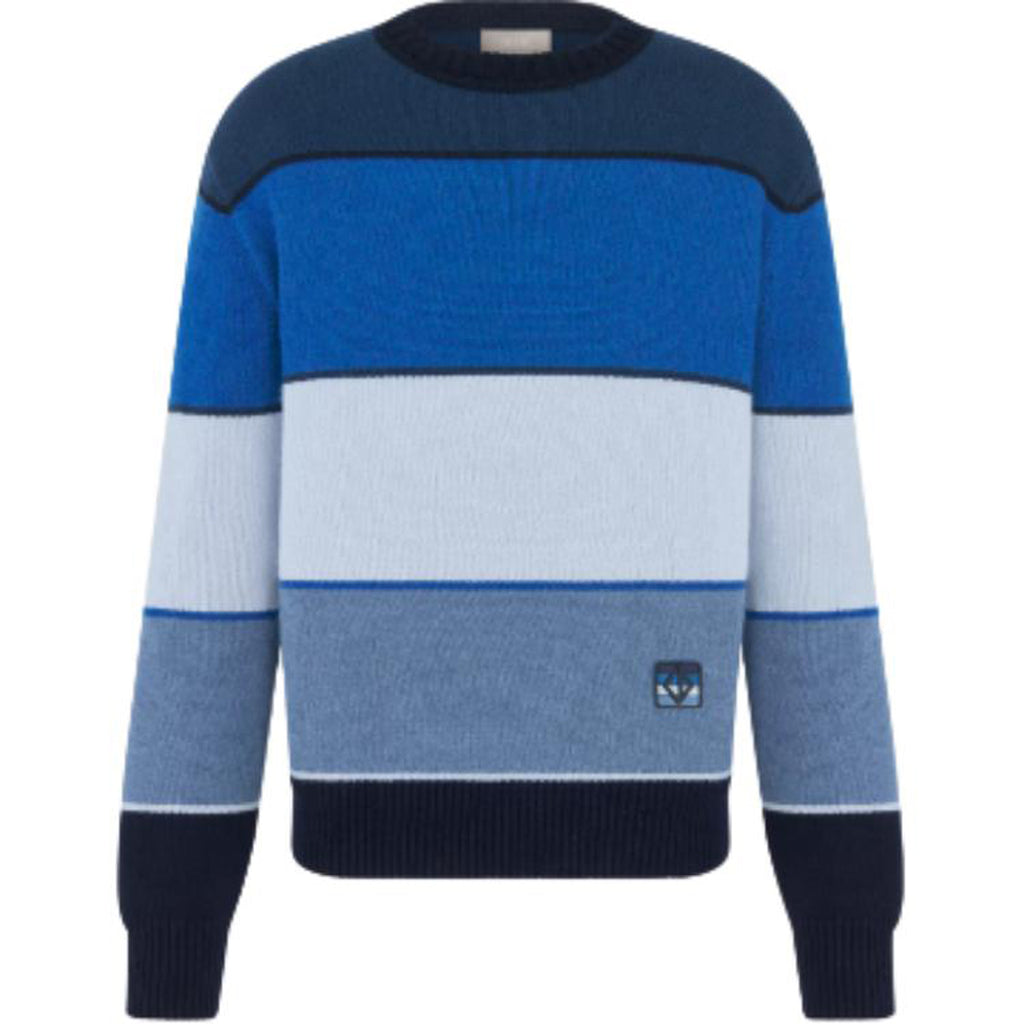 Dior FW25 CD Diamond Knit Sweater Multicolor front view