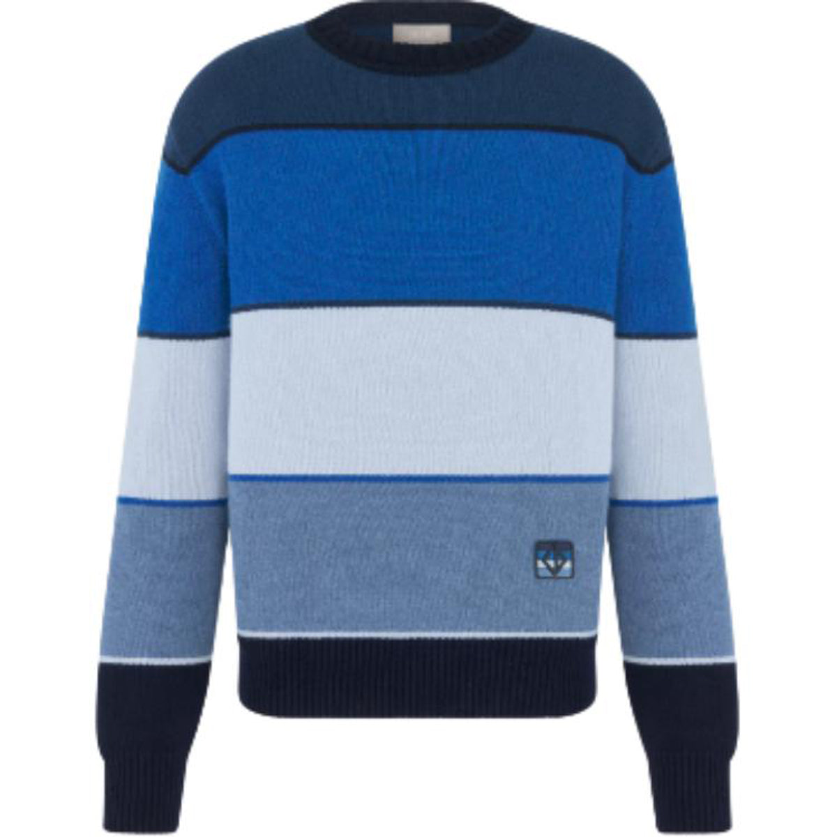 Dior FW25 CD Diamond Knit Sweater Multicolor front view
