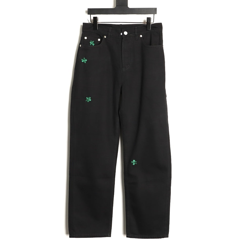 Dior Clover Embroidered Pants front