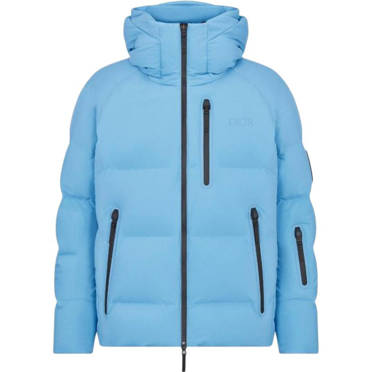Dior SS24 Descente Collaboration Logo Hooded Jacket front view