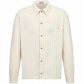 Dior SS25 Hylton Nel Collaboration Logo Letter Logo Print Striped Jacket Beige front view