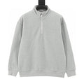 Dior CD Icon Half-Zip Sweatshirt white background front view