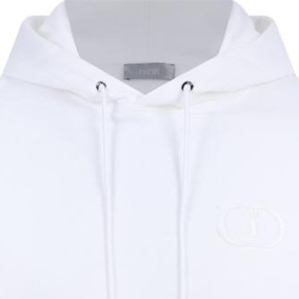Dior Hooded Hoodie White back view