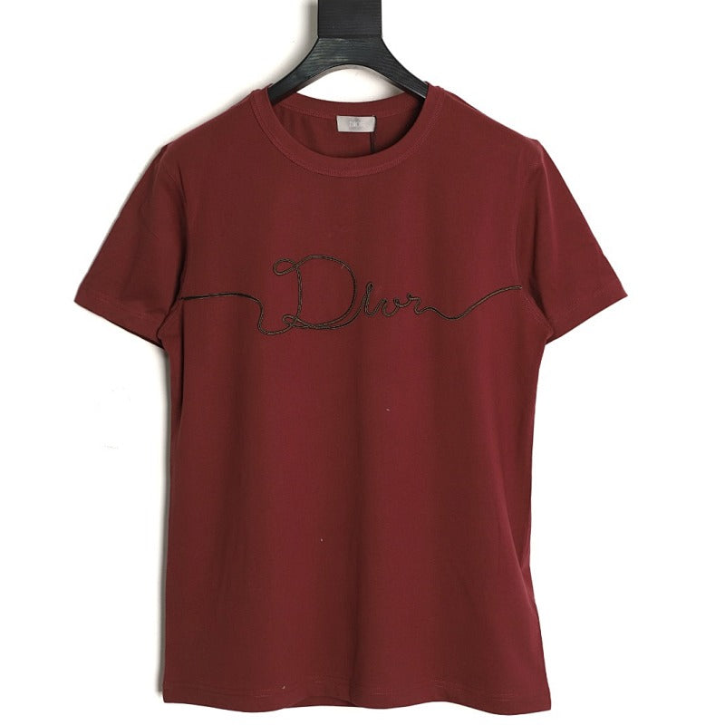 Dior Embroidered T-Shirt product-only reverse view